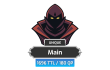 Main | TTL: 1696 | CL: 118 | QP: 180 [99 DEF | 100 RAN | 99 Mage | 81 ATT + MORE!]