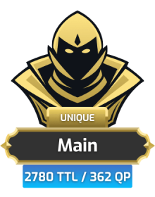 Main | TTL: 2780 | CL: 126 | QP: 362 [Total XP: 858M | 600M Wealth + MORE!]