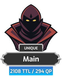 Main | TTL: 2108 | CL: 117 | QP: 294 [80M XP + MORE!]