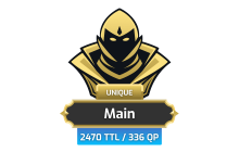 Main | TTL: 2470 | CL: 126 | QP: 336 [401M XP + MORE!]