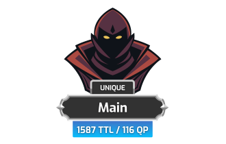 Main | TTL: 1587 | CL: 110 | QP: 116 [67M XP + MORE!]