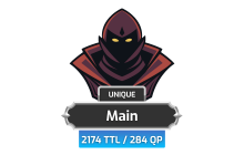 Main | TTL: 2174 | CL: 118 | QP: 284 [159M XP + MORE!]