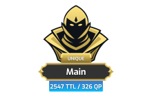 Main | TTL: 2547 | CL: 126 | QP: 326 [311M XP + MORE!]