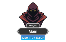 Main | TTL: 1709 | CL: 113 | QP: 173 [64M XP + MORE!]