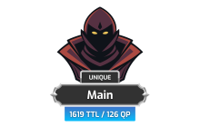 Main | TTL: 1619 | CL: 107 | QP: 126 [43M XP + MORE!]