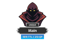 Main | TTL: 1819 | CL: 107 | QP: 213 [67M XP + MORE!]