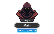 Main | TTL: 1996 | CL: 123 | QP: 256 [110M XP + MORE!]