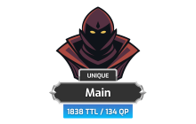 Main | TTL: 1838 | CL: 108 | QP: 134 [58M XP + MORE!]