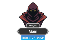 Main | TTL: 1878 | CL: 123 | QP: 194 [109M XP + MORE!]