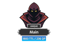 Main | TTL: 1883 | CL: 121 | QP: 236 [81M XP + MORE!]