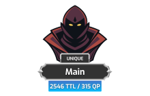 Main | TTL: 2546 | CL: 118 | QP: 315 [215M XP + MORE!]