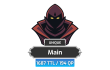 Main | TTL: 1687 | CL: 119 | QP: 194 [68M XP + MORE!]