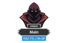 Main | TTL: 1552 | CL: 106 | QP: 94 [42M XP + MORE!]