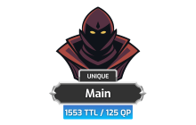 Main | TTL: 1553 | CL: 104 | QP: 125 [44M XP + MORE!]