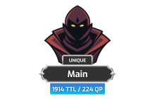 Main | TTL: 1914 | CL: 116 | QP: 224 [60M XP + MORE!]