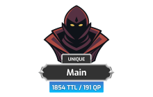 Main | TTL: 1854 | CL: 117 | QP: 191 [88M XP + MORE!]