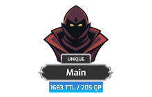 Main | TTL: 1683 | CL: 119 | QP: 205 [65M XP + MORE!]