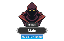 Main | TTL: 1904 | CL: 111 | QP: 184 [72M XP + MORE!]