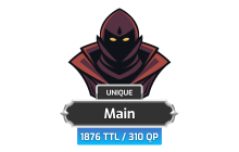 Main | TTL: 1876 | CL: 116 | QP: 310 [59M XP + MORE!]