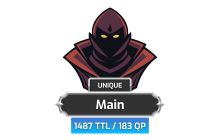 Main | TTL: 1487 | CL: 123 | QP: 183 [76M XP + MORE!]