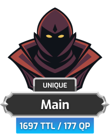 Main | TTL: 1697 | CL: 117 | QP: 177 [50M XP + MORE!]