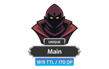 Main | TTL: 1819 | CL: 104 | QP: 170 [52M XP + MORE!]