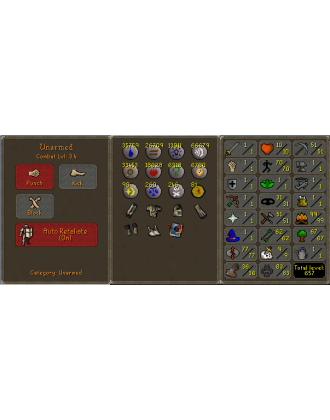 Ironman - HCIM | Skiller | TTL: 657 | CL: 3 [Graceful, 600+ Crates Banked + MORE!]