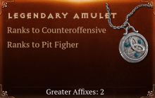 Legendary Amulet[Counteroff(Greater),Pit Fighter(Greater)]