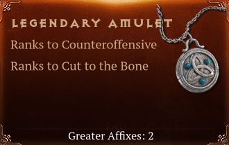 Legendary Amulet[Counteroff(Greater),Cut to Bone(Greater)]