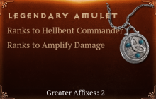 Legendary Amulet[Hellbent Comm(Greater),Amplify DMG(Greater)]