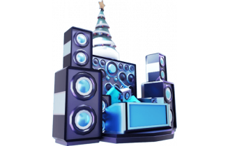 Frost DJ Speakerman [Toilet Tower Defense Item]