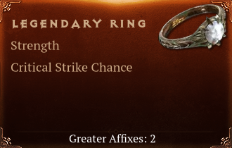 Legendary Ring[STR(Greater),Crit(Greater)]