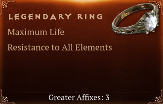 Legendary Ring[Life(Greater),ResistAll(Greater),Crit(Greater)]