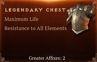 Legendary Chest[Life(Greater),ResistAll(Greater)]