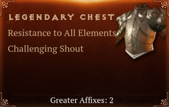 Legendary Chest[ResistAll(Greater),ChallengingShout(Greater)]