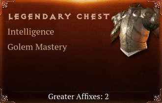 Legendary Chest[INT(Greater),Golem(Greater)]