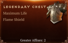 Legendary Chest[Life(Greater),FlameShield(Greater)]