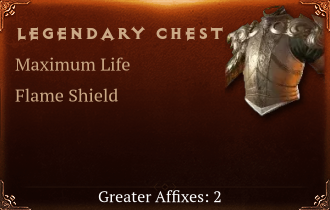 Legendary Chest[Life(Greater),FlameShield(Greater)]