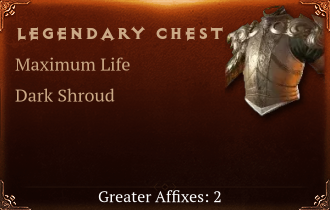 Legendary Chest[Life(Greater),DarkShroud(Greater)]