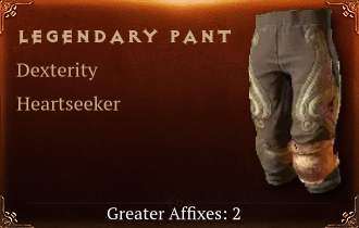 Legendary Pant[DEX(Greater),Heartseeker(Greater)]