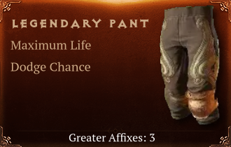 Legendary Pant[Life(Greater),Dodge(Greater),Heartseeker(Greater)]