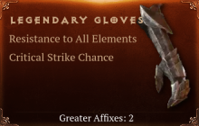 Legendary Gloves[ResistAll(Greater),Crit(Greater)]