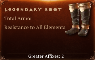 Legendary Boot[TA(Greater),ResistAll(Greater)]