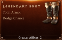 Legendary Boot[TA(Greater),Dodge(Greater)]