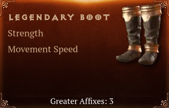 Legendary Boot[STR(Greater),MS(Greater),Dodge(Greater)]