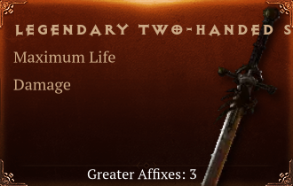 Legendary Two-Handed Swords[Life(Greater),DMG(Greater),INT(Greater)]