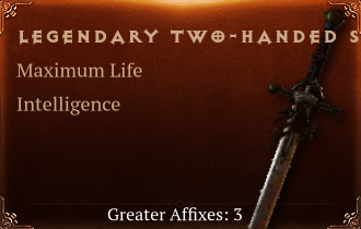 Legendary Two-Handed Swords[Life(Greater),INT(Greater),DMG_Crit(Greater)]