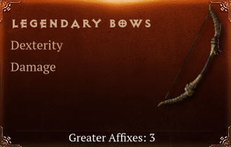 Legendary Bows[DEX(Greater),DMG(Greater),DMG_Crit(Greater)]