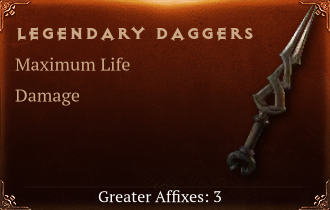 Legendary Daggers[Life(Greater),DMG(Greater),DMG_Crit(Greater)]