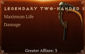 Legendary Two-Handed Scythes[Life(Greater),DMG(Greater),DMG_Crit(Greater)]